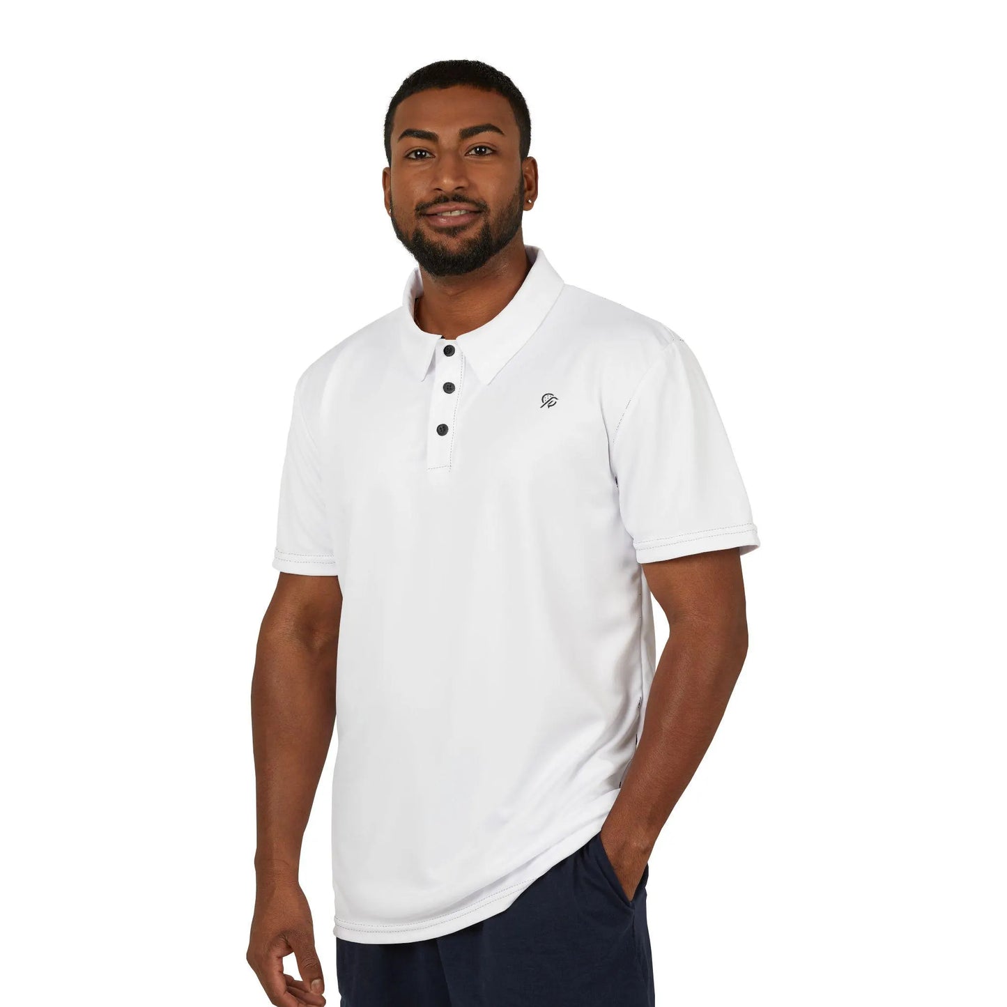 Dirty Birdie Golf Polo - Greenbrier White - Play Bold, Wear Dirty